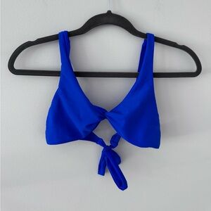 Blue Bikini Top